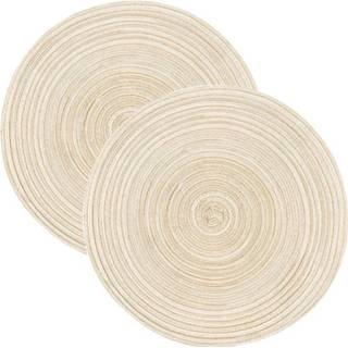👉 Placemat bruin - 2 Stuks 30 Cm 8720254318592