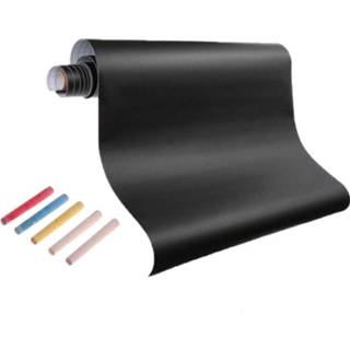 👉 Muursticker Krijtbordfolie - 200x45 Cm Inclusief Krijtjes 8720618026798