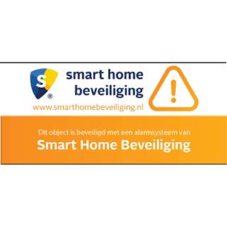 Alarmsticker - Smart Home Beveiliging Plakt Aan De Achterkant Weerbestendig 6013731726709