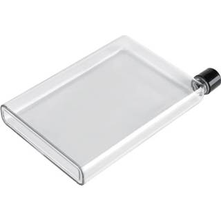 👉 Waterfles transparant Plat Minimalistisch Uiterlijk 8720618026521