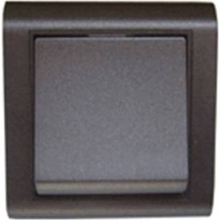👉 Schakelaar grijs Universeel Enkelpolige Inbouw Rainbouw Grey 5411857382815