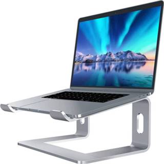 👉 Laptop standaard zilver Laptopstandaard - Voor 10 Tot 17 Inch Laptops 8720254647593