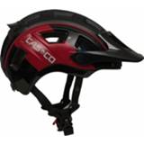 👉 CASCO - MTBE 2 - Fietshelm maat L - 58-62cm, zwart/rood