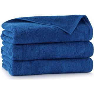 👉 Handdoek blauw Pure4u Deluxe Hotel - Donker 4 Stuks 70x140 Cm 8720589441989