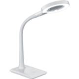 👉 Wit Met voet - LED vergrootglaslamp Lupo in