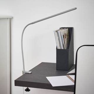 👉 Flexibele arm mat nikkel Heldere LED-klemlamp Anka met