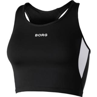 👉 Tanktop XS zwart vrouwen Björn Borg Crop Dames 7321465327611