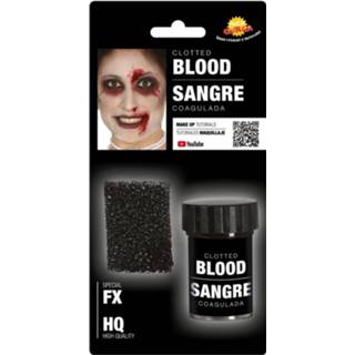 👉 Schmink Halloween - Potje Gestold Horror Nepbloed Met Sponsje 15 Gram 8434077156513