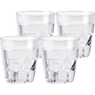 👉 Waterglas kunststof Set Van 8x Stuks Waterglazen/drinkglazen 400 Ml - Drinkglazen 8720576494110