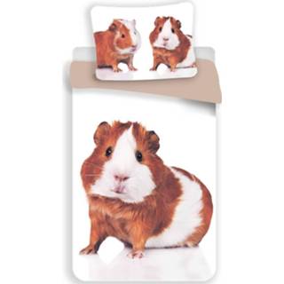 👉 Dekbedovertrek polyester Animal Pictures Cavia - Eenpersoons 140 X 200 Cm 8592753024010