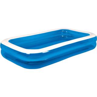 👉 Zwembad vinyl blauw Rechthoek 2 Rings 305 Cm 6926799215019