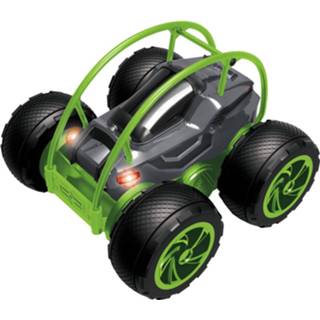 👉 Bestuurbare auto groen active Sharper Image RC Orbit - Geschikt voor alle tereinen Stunt / flip 4894088047349