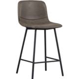 👉 Barkruk olijfgroen Bronx71 Industriële Mikky Eco-leer 68 - 79 Cm 8720574925258