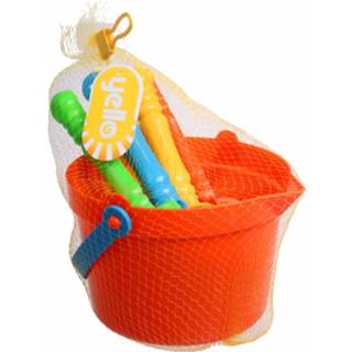 Strandset oranje Yello Junior 16 X 10 Cm 8-delig 8720585114962