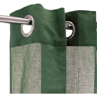👉 Gordijn transparant groen katoen Van 100% - Donkergroen 105x250 Cm 3218111406100