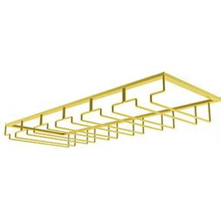 👉 Wijnglas goud Ophangrek Wijnglazen - 18 Glazen 6 Rijen Wijnglazenhouder 8720618164858