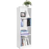 👉 Boekenkast Nancy's Met 4 Vakken - 121,5cm Archiefkast Kast 6013816646625