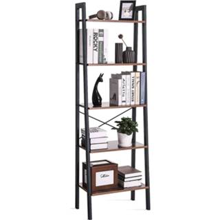 👉 Boekenkast Nancy's Renton Industrieel - Boekenstandaard Ladderkast 5 Laags 56 X 34 172 Cm 6013817561507