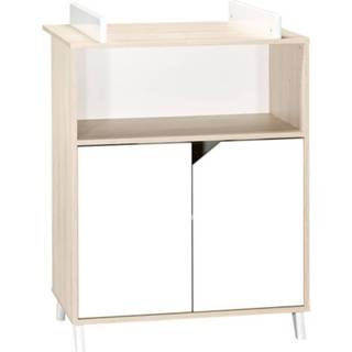 👉 Dressoir baby's Baby Price - Scandi Naturel 2 Deuren En 1 Nis 3500760114933