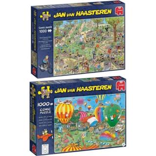 👉 Nijnte Jan Van Haasteren - 2 Stuks Veldrijden 1000 Stukjes & Nijntje 8720663062758