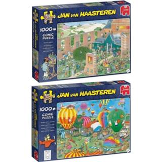 👉 Nijnte Jan Van Haasteren - 2 Stuks Nijntje 1000 Stukjes & De Kunstmarkt 8720663062796