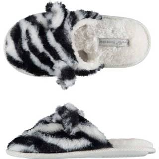 👉 Slippers meisjes Instap Slippers/pantoffels Zebra Print Maat 33-34 - Sloffen Volwassenen 8720576656099