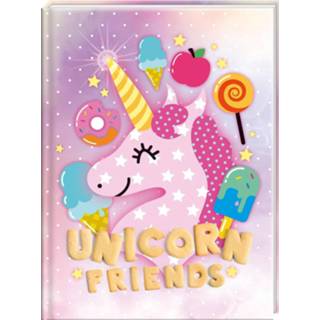 👉 Vriendenboekje multikleur Unicorn Vriendenboek 9098998024161