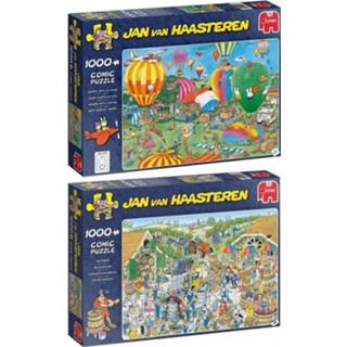 👉 Nijnte Jan Van Haasteren - 2 Stuks Nijntje 1000 Stukjes & De Wijnmakerij 8720663062819