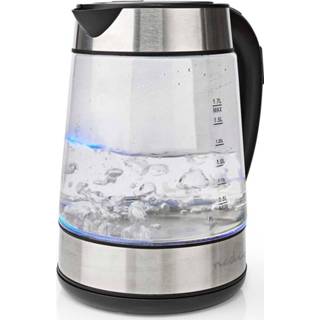 👉 Waterkoker transparant Nedis - 0.80 M 5412810320707