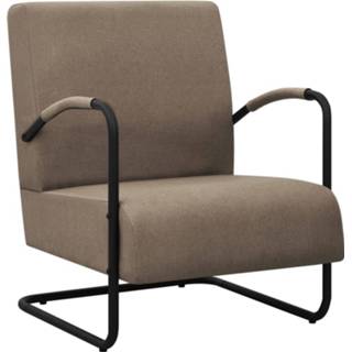Fauteuil grijs stof Vidaxl Lichtgrijs 8720286198315
