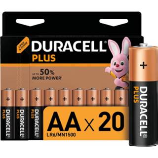 👉 Batterij Duracell Batterijen Aa Plus Lr6/mn1500 20 Stuks 5000394017986