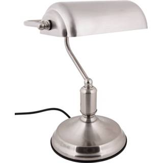 👉 Bureaulamp staal Leitmotiv Bank 8714302669309