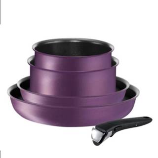 👉 Pannenset paars Tefal L6579202 Ingenio Performance 5-delige - Alle Kookplaten Inclusief Inductie Frans Fabricaat 3168430284111