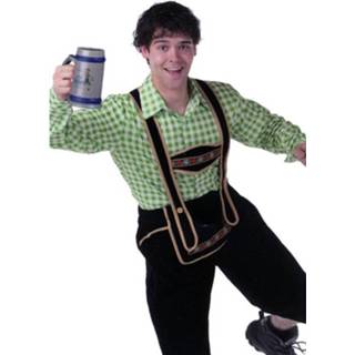 👉 Overhemd groen wit XXL Oktoberfest - Trachten Hemd Tiroler Groen/wit Geblokt Maat: 9098998036164