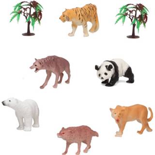 👉 Safaridier plastic kinderen 6x Safaridieren Speelgoed Figuren Voor - Speelfigurenset 8720276103442