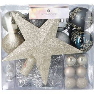 👉 Kerstbal goud 4goodz 44-delige Decoratieve Kerstballen - Binnen En Buiten 6013918599515