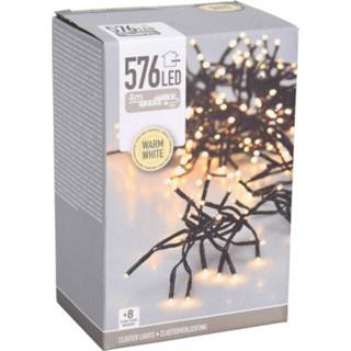 👉 Kerstverlichting wit Clusterverlichting Warm Buiten 576 Lampjes 400 Cm - Kerstboom 8711295005619