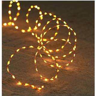 👉 Kerstverlichting wit 3x Koperen Kerst Verlichting Met Timer Warm 2 Meter - Lichtsnoeren 8720147724509