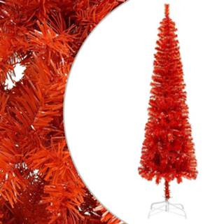 👉 Kerstboom rood Vidaxl Smal 120 Cm 8720286363836