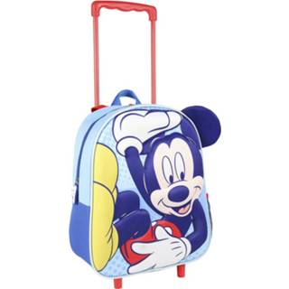 👉 Trolley kinderen Disney Mickey Mouse Trolley/reiskoffer Rugtas Voor - Kinder Reiskoffers 8720276340250
