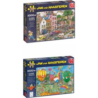 👉 Nijnte Jan Van Haasteren Puzzelbundel - 2 Stuks Vrijdag De 13e 1000 Stukjes & Hoera! Nijntje 65 Jaar 8720663060044