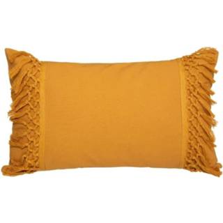 Katoenen kussen Macra - 30 X 50 Cm Oker 3560237581361