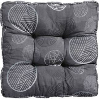 👉 Zitkussen grijs Madison Florance Circle Grey 47x47 8713229299439