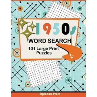 👉 Engels 1950s Word Search Puzzle Book 9781647900991