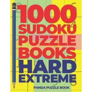 👉 Engels 1000 Sudoku Puzzle Books Hard Extreme: Brain Games for Adults - Logic 9781689341783