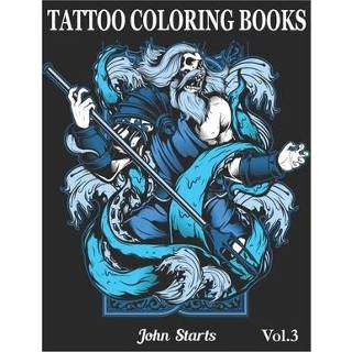 Tattoo engels vrouwen Coloring Book: An Adult Book with Awesome and Relaxing Beautiful Modern Designs for Men Women Pages Volu 9781698686851