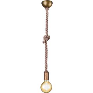 Hanglamp metaal koperkleurig Trio - Rope Oud Brons 4017807408607