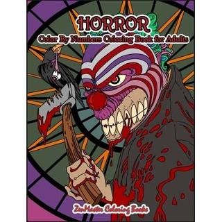👉 Evil clown engels Horror Color By Numbers Coloring Book for Adults: Adult Number of with Zombies, Monsters, Clowns, Gore, and More fo 9781702325103
