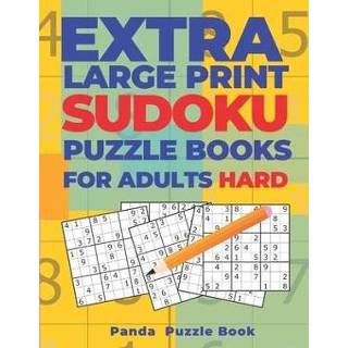 👉 Extra large engels Print Sudoku Puzzle Books For Adults Hard 9781702466462