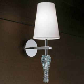 👉 Wandlamp wit chroom Prachtige Crystal